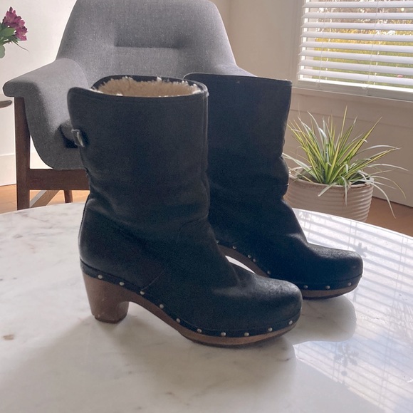 UGG Leather Shearling Boots - Picture 2 of 9